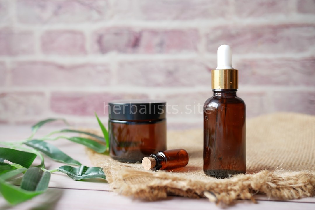 Herbalist working