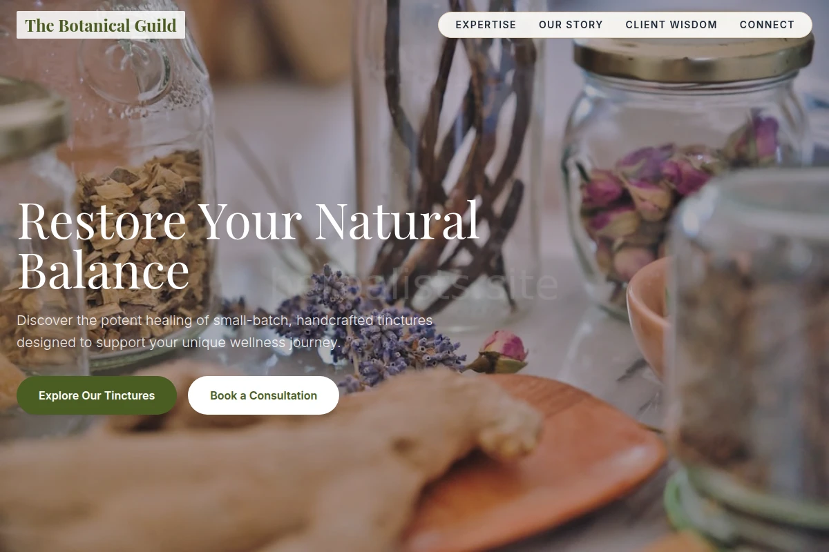 Tincture Herbal Medicine