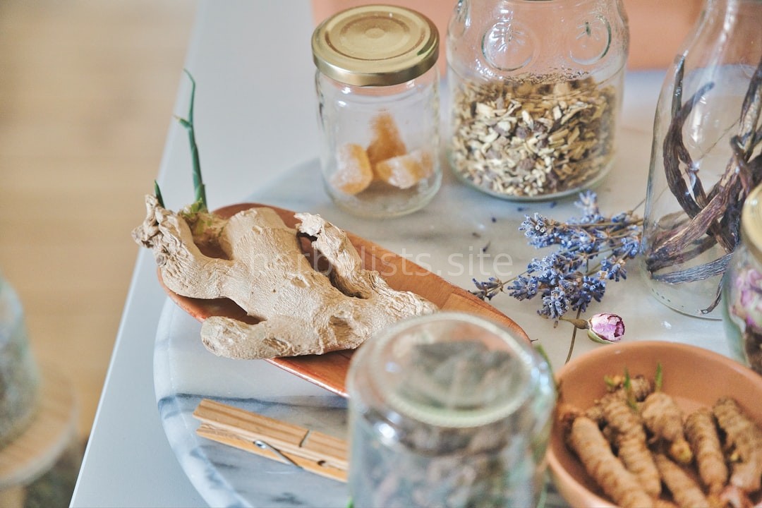 Herbalist working